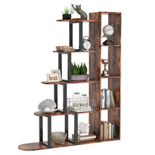 Load image into Gallery viewer, 5 Tier Vintage Bookshelf