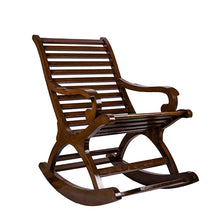 Load image into Gallery viewer, Teak Wood Rocking Chair