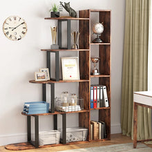 Load image into Gallery viewer, 5 Tier Vintage Bookshelf