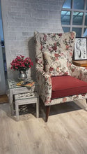 Load and play video in Gallery viewer, The Floral Leon Chair