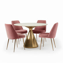 Load image into Gallery viewer, Silhouette Pedestal Oval Dining Table