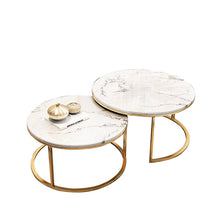 Load image into Gallery viewer, Round Coffee Table ( Set of 2)