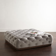 Load image into Gallery viewer, Opal Tufted Ottoman