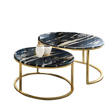 Load image into Gallery viewer, Round Coffee Table ( Set of 2)