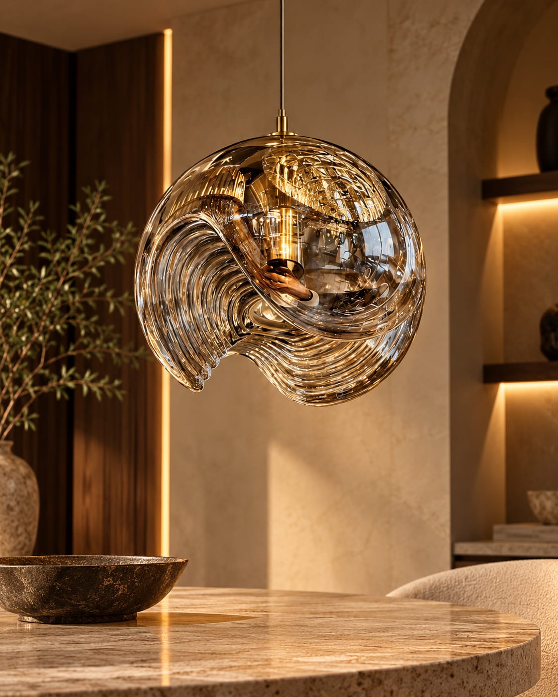 Ceiling Pendant Light - Code 6444 | Walnut Studio