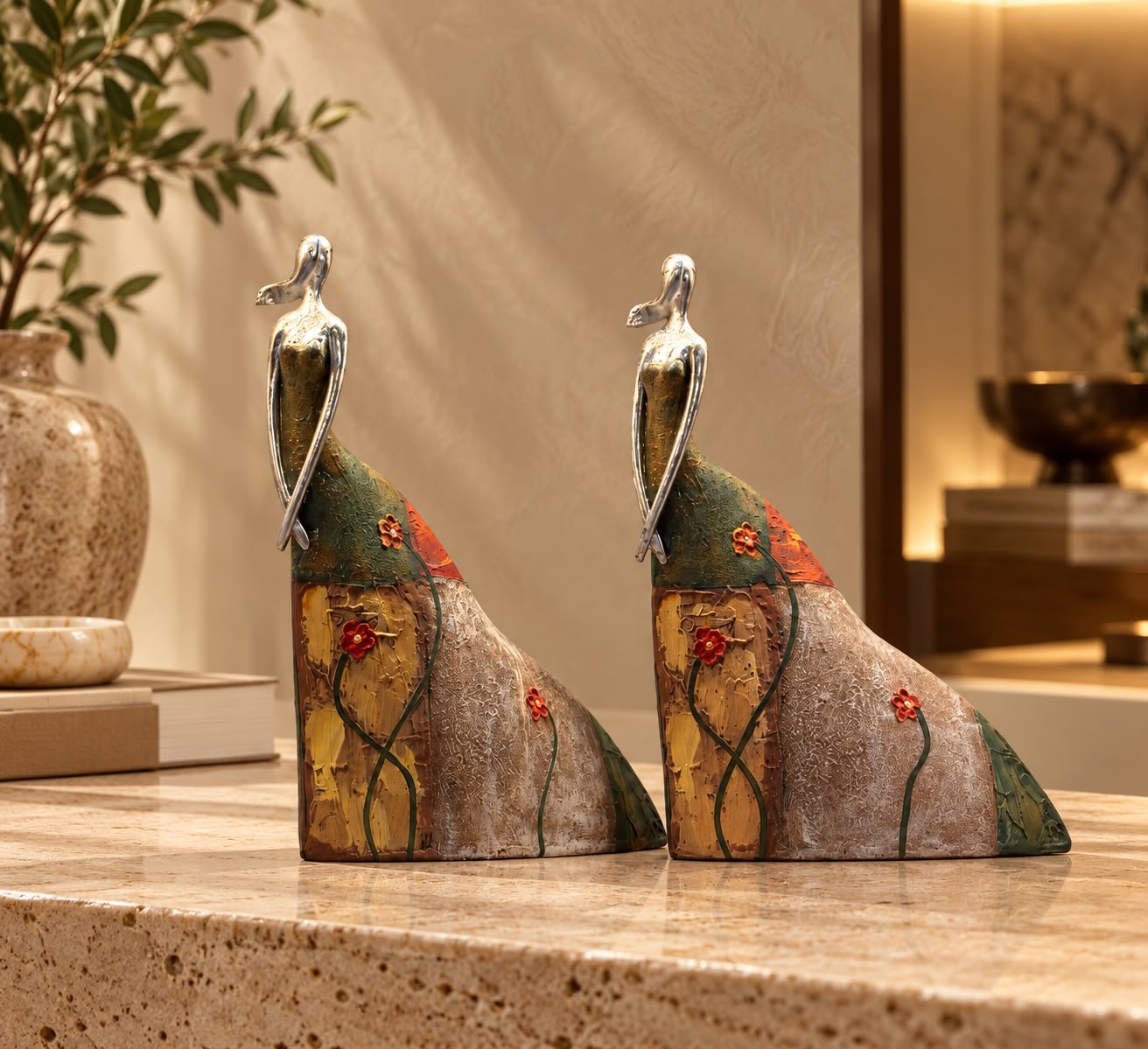 Abstract Dancer Pair